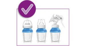 ست ظروف ذخیره غذای کودک ۵ عددی فیلیپس اونت PHILIPS AVENT- بدون جعبه 18