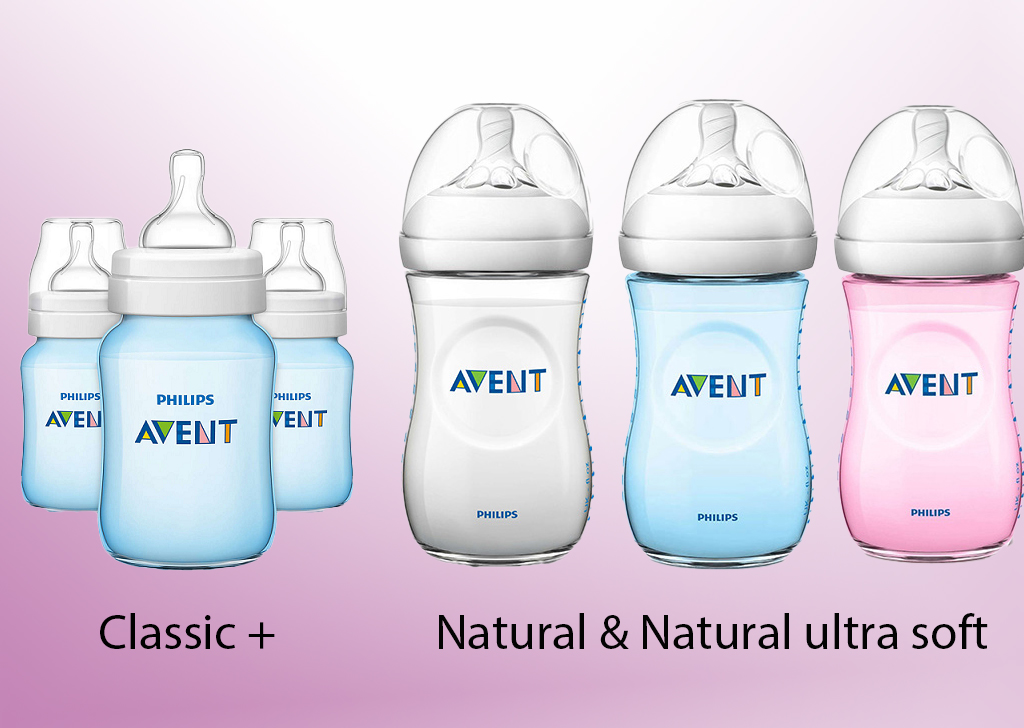 تفاوت شیشه شیرهای نچرال و کلاسیک‌پلاس فیلیپس اونت