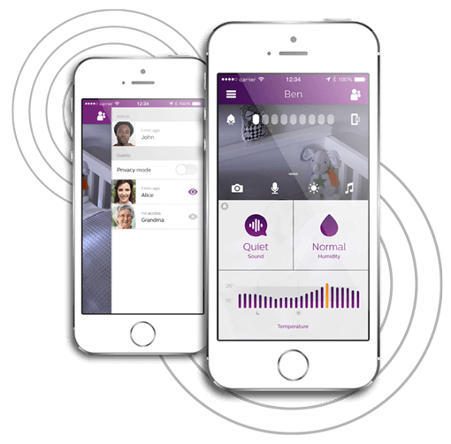 مانیتور تصویری هوشمند کودک فیلیپس اونت مدل SCD860