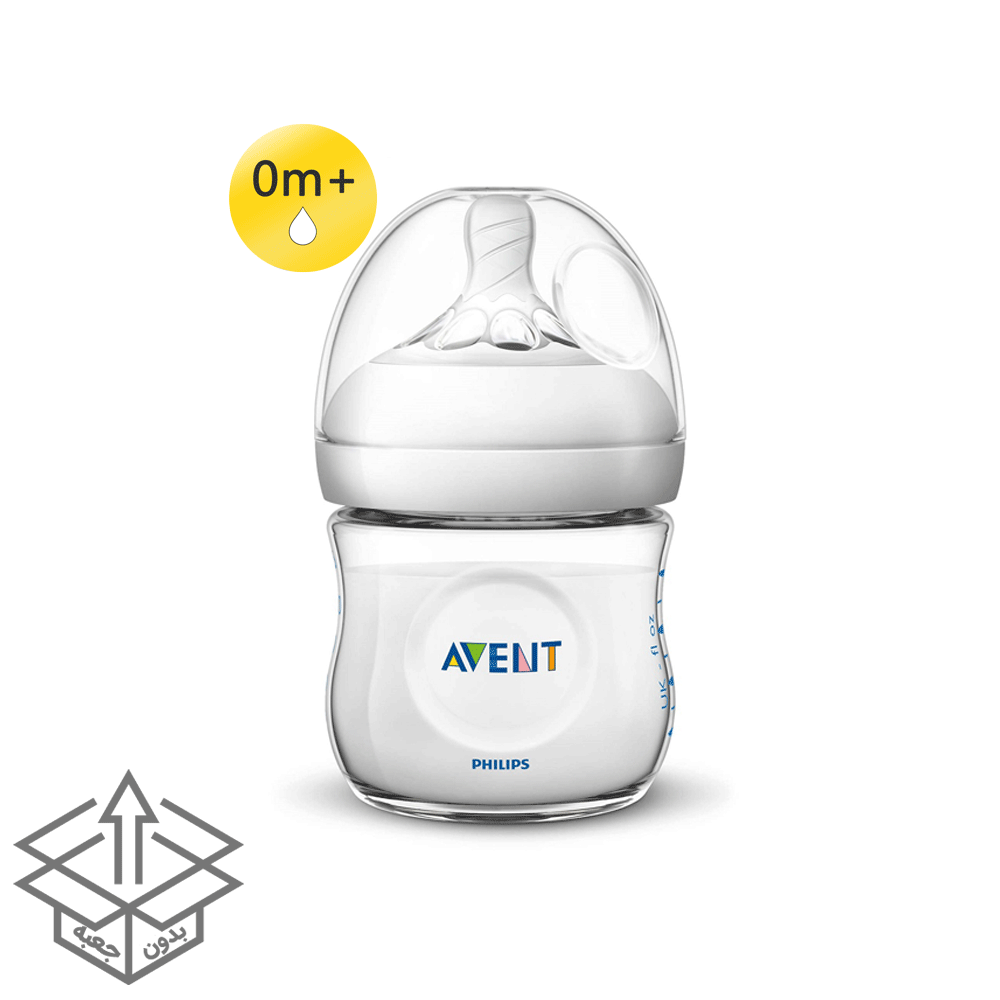 SCF030_17+ عکس کاور شیشه شیر نچرال التراسافت ۱۲۵ میلیلیتر بدون جعبه فیلیپس اونت SCF057