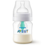 شیشه شیر آنتی کولیک فیلیپس اونت با سوپاپ AIrFree مدل SCF810/14