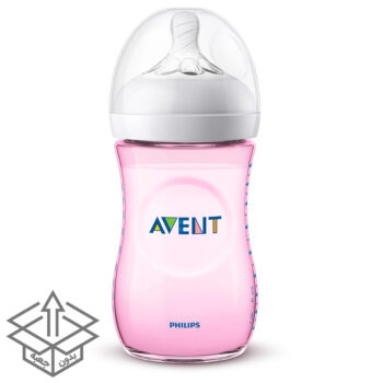 شیشه شیر نچرال التراسافت بدون جعبه صورتی