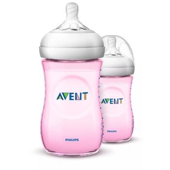 شیشه شیر نچرال التراسافت ۲۶۰ میل صورتی اونت SCF034/27