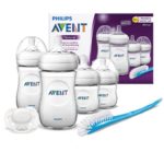 ست شیشه شیر نچرال ۶ تکه فیلیپس اونت PHILIPS AVENT سری UltraSoft مدل SCD301/01 - شفاف