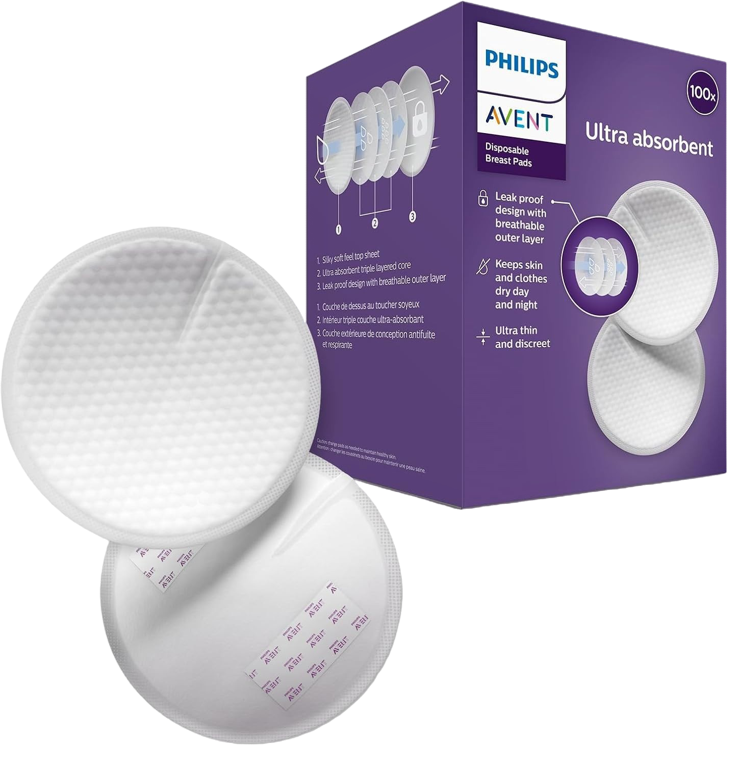 freepik__background__46992 پد سینه یکبار مصرف ۱۰۰ عددی فیلیپس اونت PHILIPS AVENT