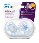 پستانک ۶ تا ۱۸ ماه دوتایی فیلیپس اونت PHILIPS AVENT سری UltraSoft مدل SCF223 - Image 2