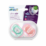 پستانک ارتودنسی بالای ۱۸ ماه دوتایی فیلیپس اونت PHILIPS AVENT سری UltraAir مدل SCF349/15