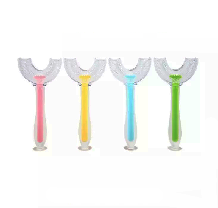 Teeth Brush U shaped مسواک سیلیکونی کودک U شکل