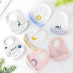 پیشبند سیلیکونی کودک طرحدار مدل AST810