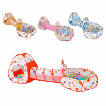 چادر بازی کودک سه تیکه با استخر توپ مدل AST410