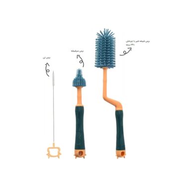 برس شیشه سه تیکه طرح گابی