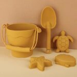 لوازم شن بازی سیلیکونی کودک ۸ تکه مدل AST806 - Image 5