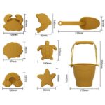 ست شن بازی سیلیکونی کودکAST806g4