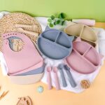 ست ظروف سیلیکونی کودک ۶ تکه مدل پیشی AST860 - Image 11