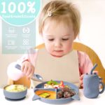 ست ظروف سیلیکونی کودک ۶ تکه مدل پیشی AST860 - Image 9