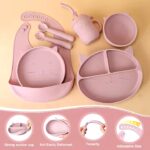 ست ظروف سیلیکونی کودک ۶ تکه مدل پیشی AST860 - Image 12