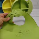 ست ظروف غذای تمام سیلیکونی مدل حلزون ast890 پیشبند