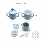 لیوان کودک سه کاره سیلیکونی استارباکس مدل AST832 - Image 9