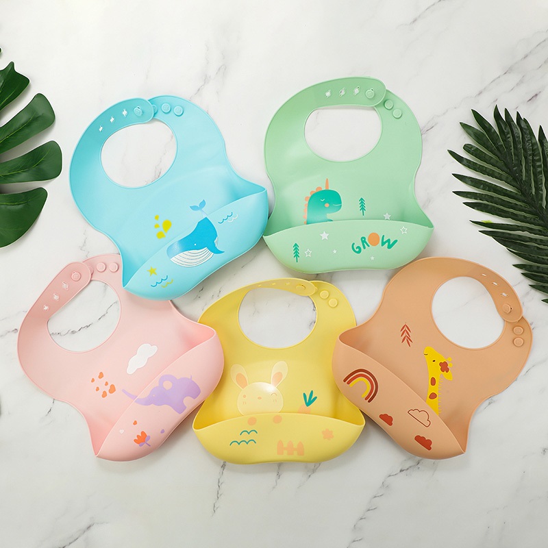 Kids Feeding Set baby bibs پیشبند سیلیکونی بالای ۶ماهAST812