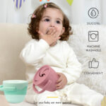 ظرف تنقلات خوری سیلیکونی کودک اونت استور