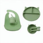 ست ظروف سیلیکونی کودک ۶ تکه مدل پیشی AST860 - Image 6