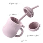 ست ظروف سیلیکونی کودک ۶ تکه مدل پیشی AST860 - Image 16