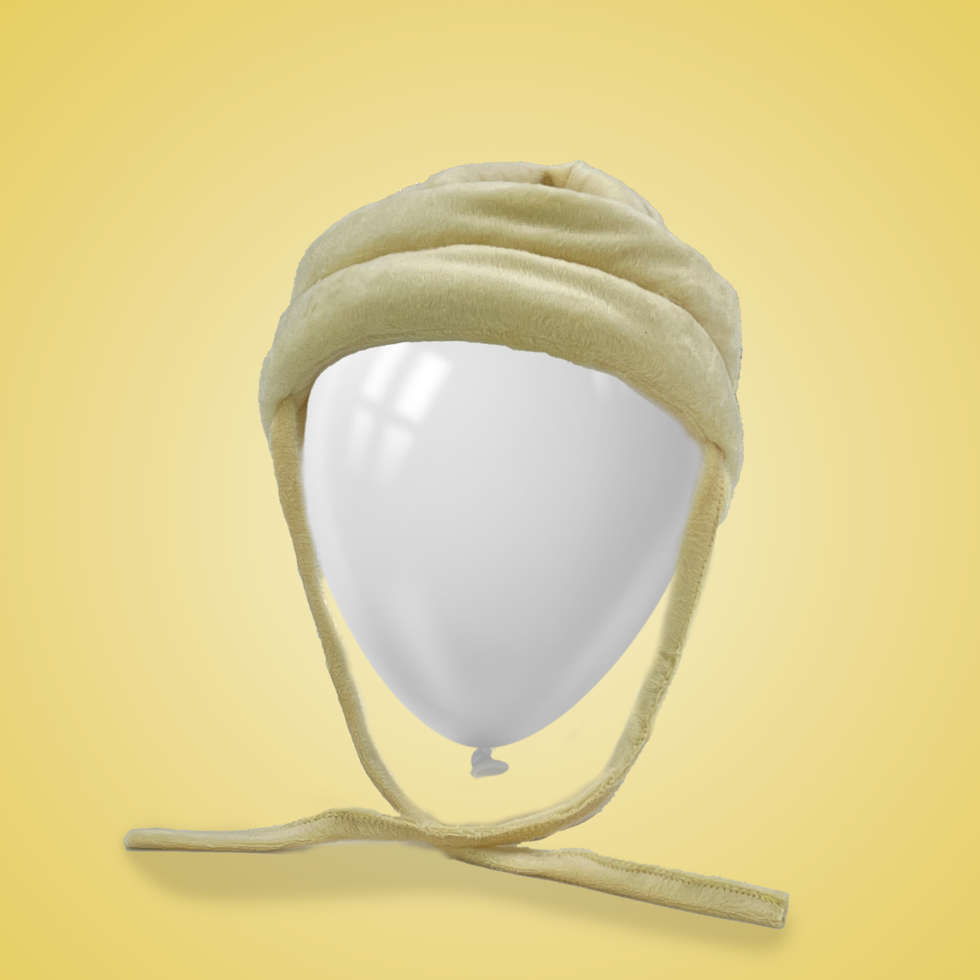 کلاه زرد کلاه ضربه گیر سر نوزاد ۳۶۰ درجه