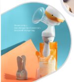 طرز استفاده از گیره کیسه ذخیره شیر