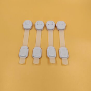 قفل کابینت کودک تسمه ای مدل ASR832 - بسته ۴ عددی