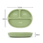 عکس 2 بشقاب سه تکه با درپوش اونت استور