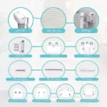 عکس ۲ دروازه ایمنی کودک