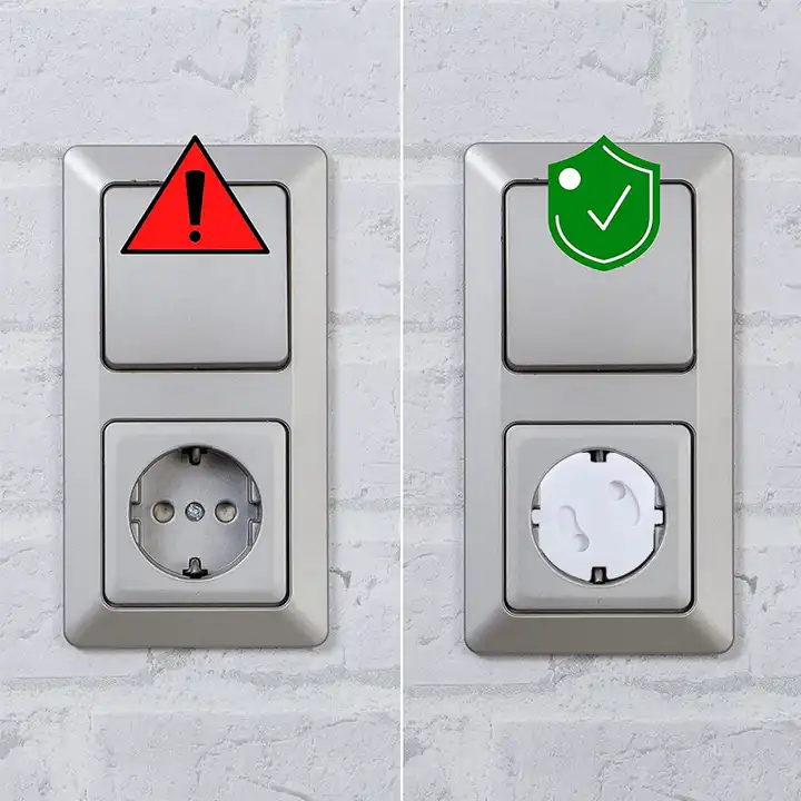 محافظ پریز کودک مدل ASR801 بسته ۵ عددی 1 محافظ پریز مخصوص کودک