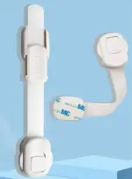 عکس ۳ قفل کابینت تسمه ای کودک