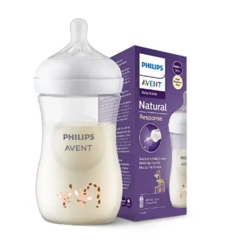 شیشه شیر نچرال ۲۶۰ میلی لیتر فیلیپس اونت PHILIPS AVENT سری Response – طرح زرافه