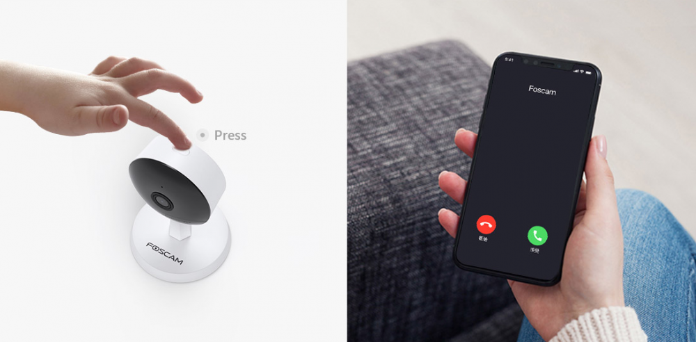 دوربین مراقبت کودک برند FOSCAM مدل X4 2 دوربین مراقبت کودک برند FOSCAM مدل X4