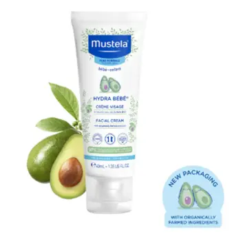 عکس کرم مرطوب کننده صورت کودک هیدرا ب ب ۴۰میل موستلا