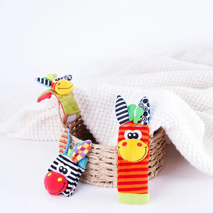 5 جوراب جغجغه ای کودک برند sozzy - Image 1