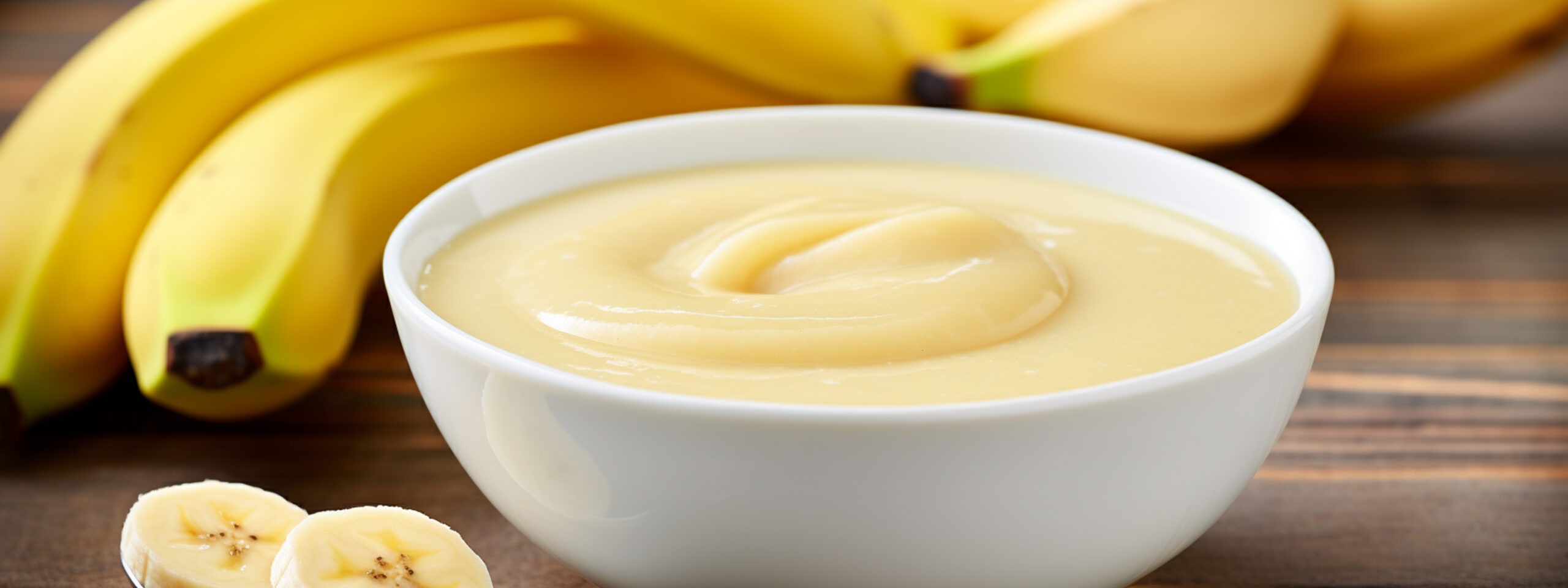 پوره موز و گلابی برای نوزاد