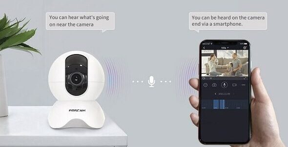 دوربین مراقبت کودک برند FOSCAM مدل X3 4 دوربین مراقبت کودک برند FOSCAM مدل X3 3