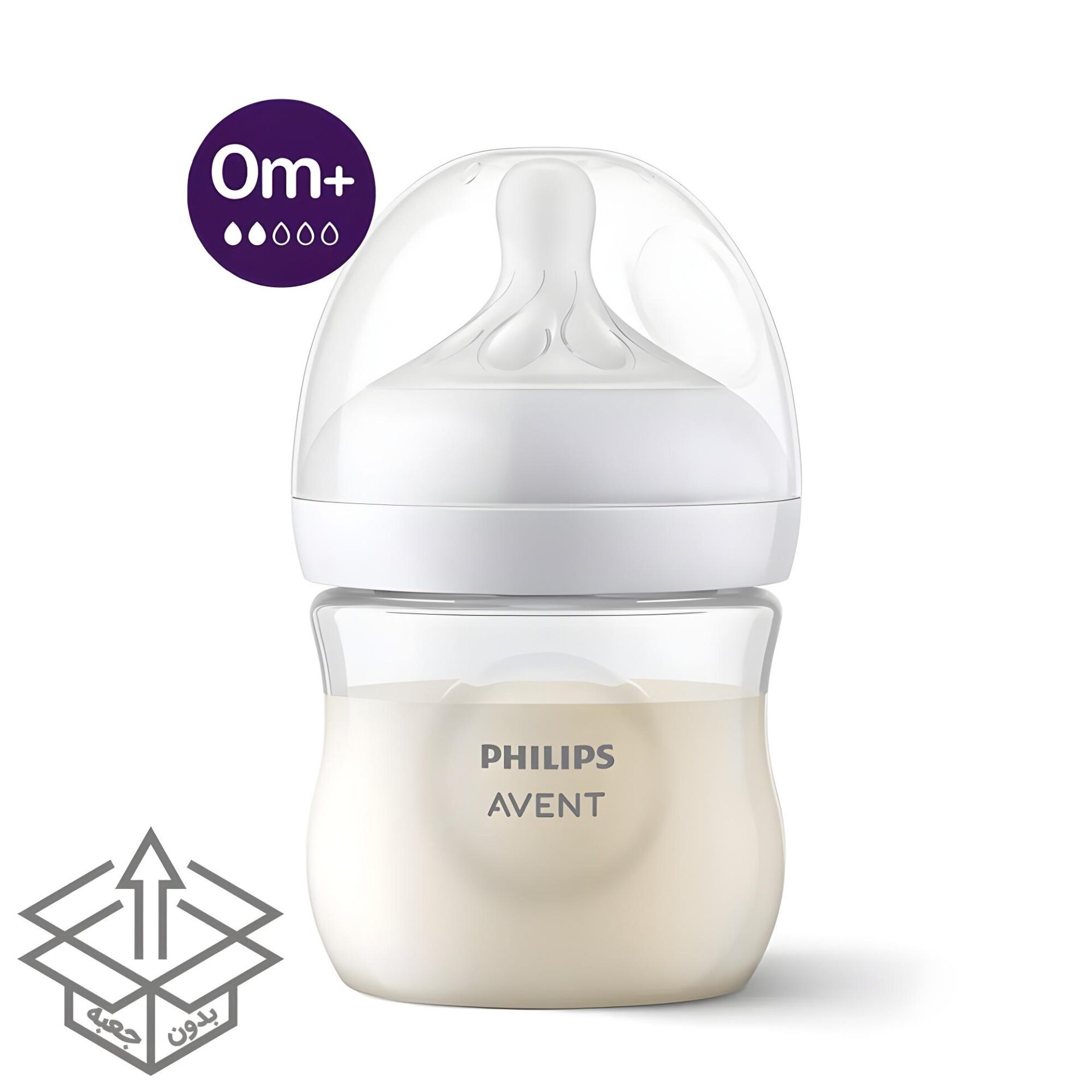 125ml bottle cover شیشه شیر نچرال ۱۲۵ میلی لیتر فیلیپس اونت PHILIPS AVENT سری Response – بدون جعبه