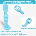 قاشق پری اسپون سیلیکونی کودک دو عددی مدل ASR844 - Image 11