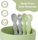 قاشق پری اسپون سیلیکونی کودک دو عددی مدل ASR844 - Image 12