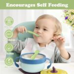 قاشق پری اسپون سیلیکونی کودک دو عددی مدل ASR844 - Image 9