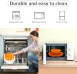 ست ظروف غذای سیلیکونی کودک ۵‌ تکه Pumpkin مدل ASE840 - Image 11