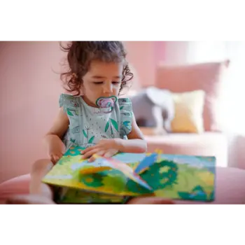 پستانک بنفش و ابی طرح اسب ابی فیلیپس اونت SCF085/61