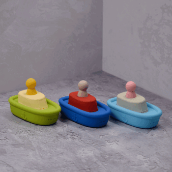 اسباب‌بازی حمام کودک طرح کشتی ASE900