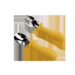 قاشق و چنگال سر فلزی