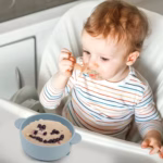 قاشق و چنگال آموزشی سیلیکونی کودک مدل ASE842 - Image 2