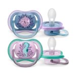 پستانک ارتودنسی ۶ تا ۱۸ ماه دوتایی فیلیپس اونت PHILIPS AVENT سری UltraAir مدل SCF085/40-1 - Image 4