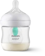 شیشه شیر ۱۲۵ میل فیلیپس اونت همراه با قاشقی سبز AirFree